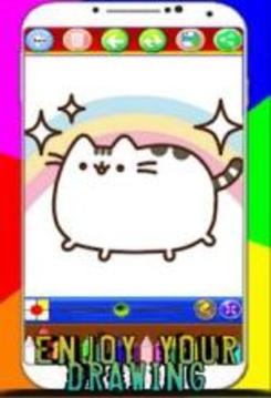 Pusheen Coloring Book游戏截图4