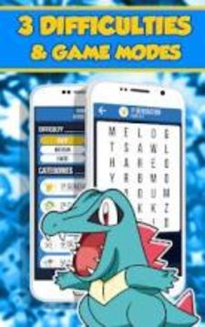 Pokemon Word Search: Puzzle Challenge游戏截图2