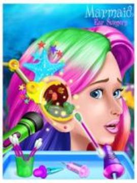 Ear Surgery Simulator Clinic - Mermaid Ear Doctor游戏截图3
