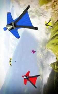 Sky Diving Simulator - Wing Suit Flying Air Stunts游戏截图3