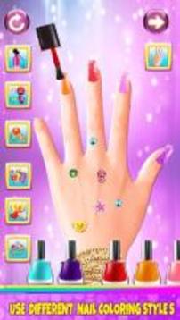 Nail Salon Girl Games游戏截图3