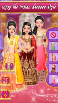 Indian Fashion Salon For Wedding游戏截图2