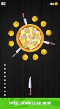 Knife Hit Pizza游戏截图1