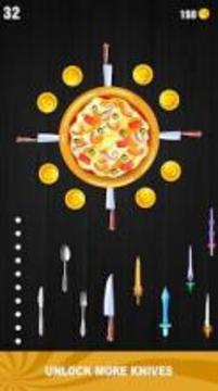 Knife Hit Pizza游戏截图2