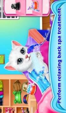 My Kitty Beauty Salon Furry Makeover Game游戏截图2