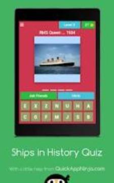 Ships in History Quiz游戏截图4