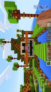 Super Sonic Parkour Race Mini-game. Map for MCPE游戏截图3