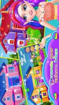 Newborn Unicorn House Decoration游戏截图4