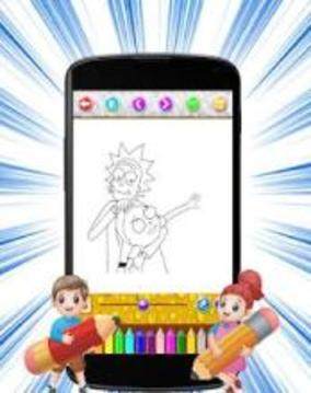 Rick And Morty: Coloring Book游戏截图1