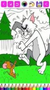 Tom and Jerry coloring游戏截图1