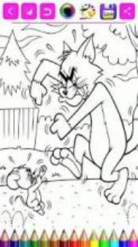 Tom and Jerry coloring游戏截图2