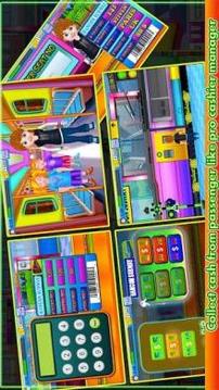 Subway Cashier Cash Register Game for kids free游戏截图1