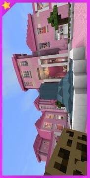 Map Barbie Pink House MCPE游戏截图2