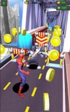 Subway Spider-Run Adventure World 2游戏截图3