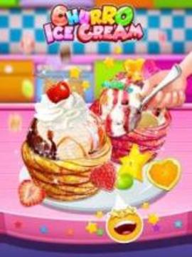 Churro Ice Cream - Summer Icy Desserts游戏截图1