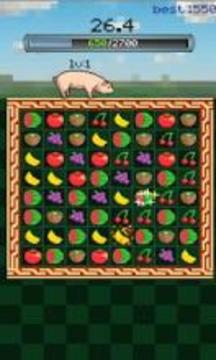 Pigs Like Fruits:Match3 Puzzle游戏截图2