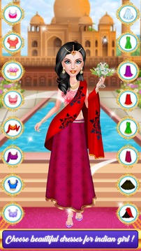 Indian Princess Stylist Dressup游戏截图5