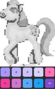 Pony Pixel Art - Unicorn Princess游戏截图3