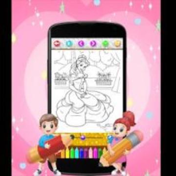 Coloring Princess Book For Kids游戏截图2