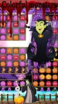 Halloween Game Match 3 - Monster Crush游戏截图2