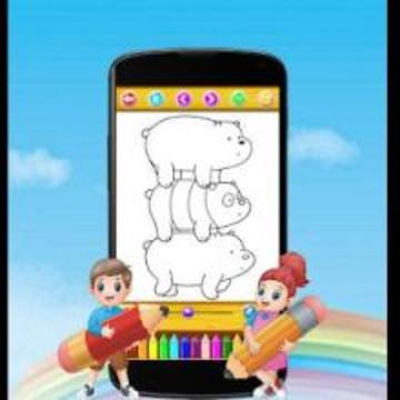 We-Bare-Bears : Coloring Book游戏截图1