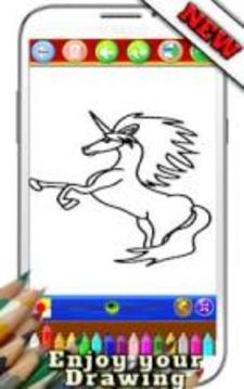 Unicorn Coloring Book New游戏截图5