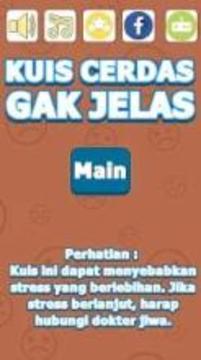 Kuis Cerdas Gak Jelas游戏截图4