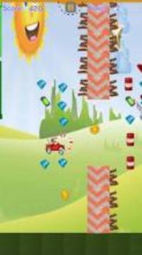 Stupide Hill Jump candy Cut游戏截图5