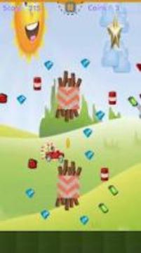 Stupide Hill Jump candy Cut游戏截图1