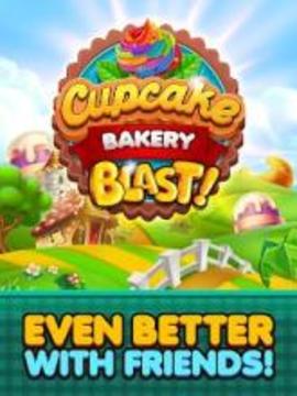 Cupcake Bakery Blast! Match 3 Mania游戏截图1