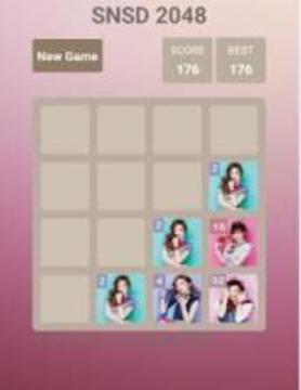 SNSD 2048游戏截图1