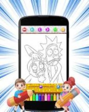 Rick and Morty: Coloring Pages游戏截图3