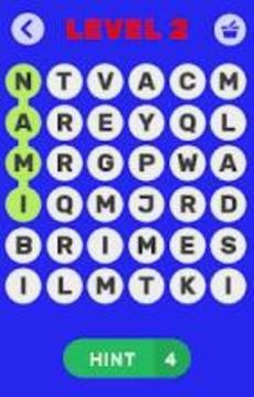 Word Search - One Piece游戏截图4