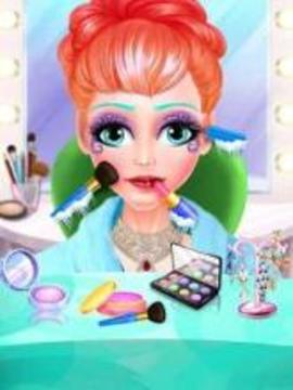 Ice Princess Makeover Salon Fashion Makeup游戏截图1