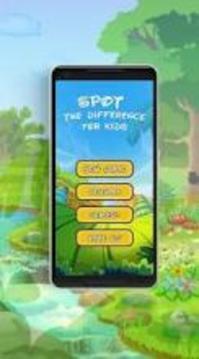 Spot the difference for kids: Cartoon Animation游戏截图3