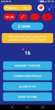 UK Millionaire Trivia Quiz 2018游戏截图2