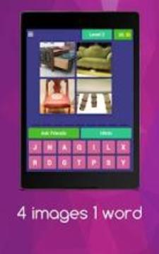 4 images 1 word. Test your mind and enjoy game游戏截图5