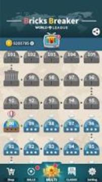 Bricks Breaker : World League游戏截图1