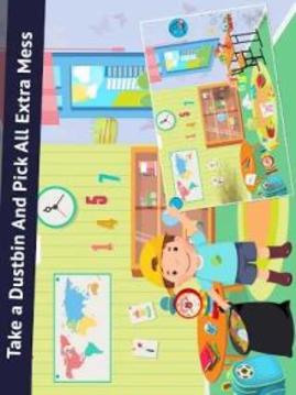 Kids House Cleaning - Messy Kids House Helper游戏截图2