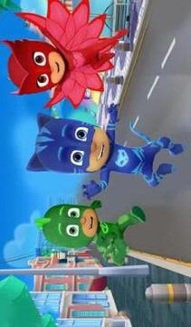 Super Pj Masks Hero Run游戏截图1