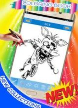 how to draw & coloring FNAF new collection游戏截图5