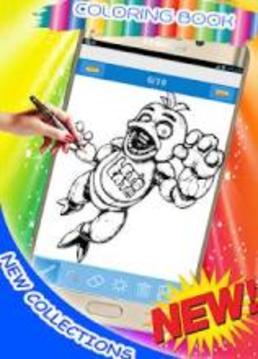 how to draw & coloring FNAF new collection游戏截图1