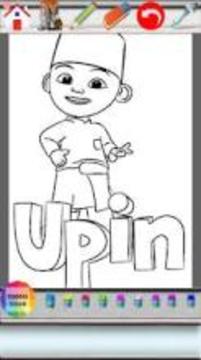 Upin Ipin Game Mewarnai游戏截图3