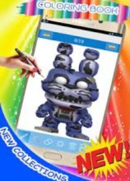 how to draw & coloring FNAF new collection游戏截图4