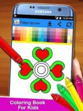 Fidget Spinner Coloring Book For Kids游戏截图3