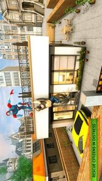 Flying Robot Amazing Super Hero City Rescue Heroes游戏截图5