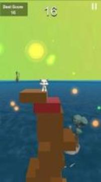 Cat Stack Jump 3D - Block Stacking Games游戏截图2