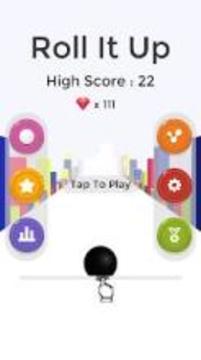 Roll It Up Catch It Up - Jumping Rolling Ball Race游戏截图1