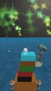 Cat Stack Jump 3D - Block Stacking Games游戏截图5