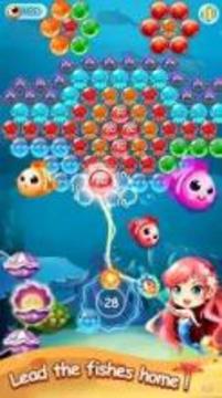 Mermaid Bubble Shooter Ball Pop: Fun Game For Free游戏截图4